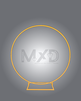 gold round hoop