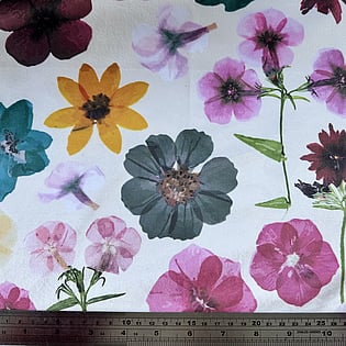 Floral velvet