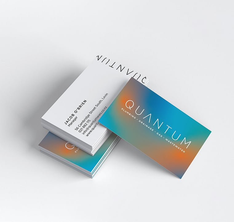 Quantum business cards