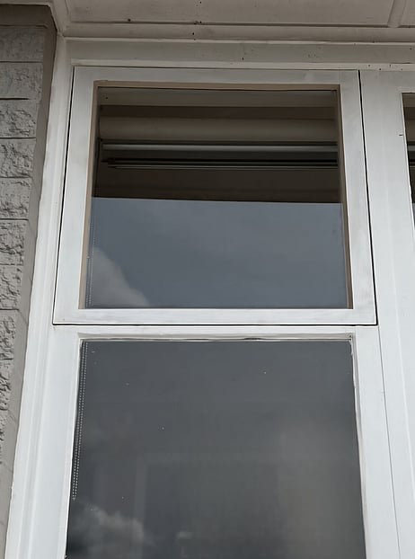 Timber joinery with glass repaired