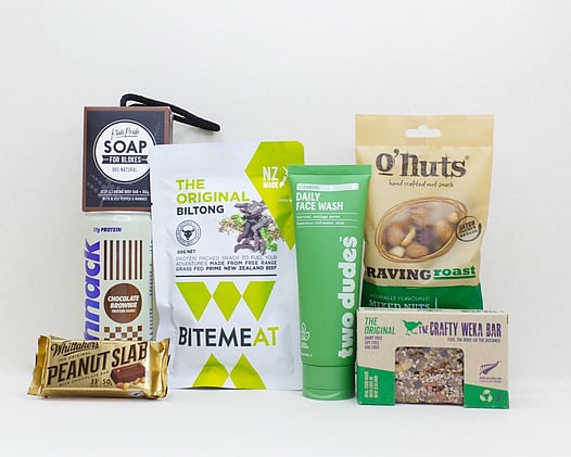 JERKY, FACEWASH, MUESLI BAR