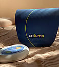 A celluma mask sitting on a treatment bed