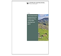 Read about the Government&rsquo;s preparedness to implement the sustainable development goals