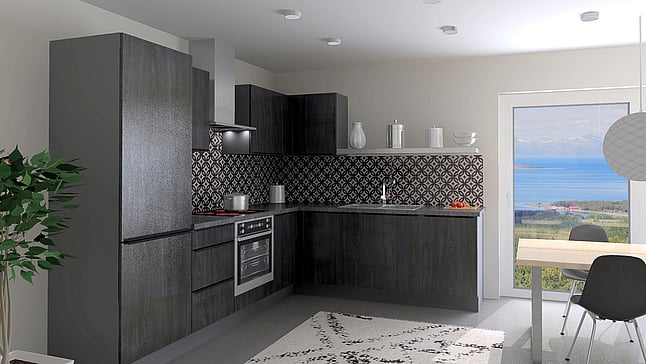 from $8,388.00* - Structura Nero Oak/Concrete Slate Grey
