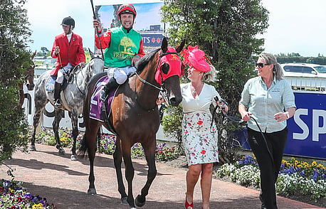 At the races