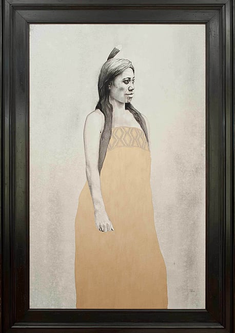 "Hine-titama" 1975 x 1350mm. Flashe on canvas.