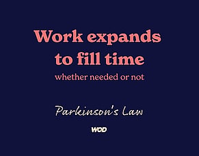 Parkinson&rsquo;s Law in business: what are you actually paying for?