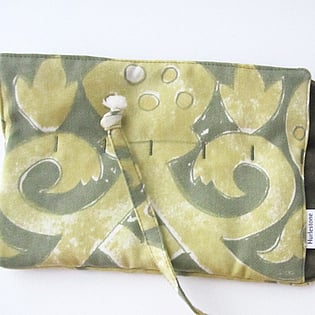 Green, ochre