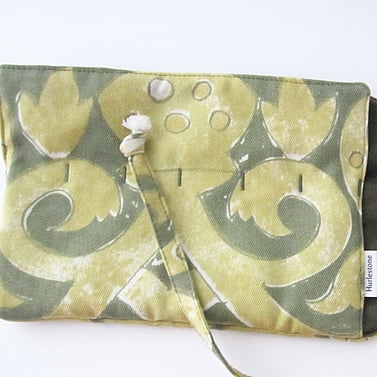 Green, ochre
