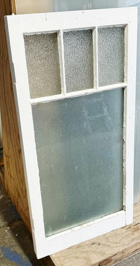 Repaired window frame