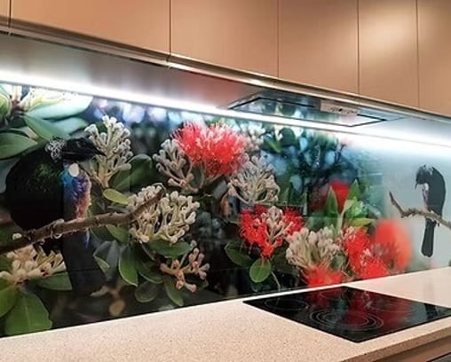 Printed Glass splashback