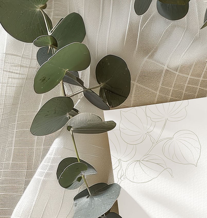 Kawakawa wedding stationery suite New Zealand elegant minimal invitations