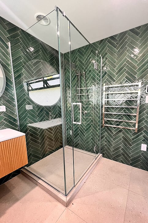 Glass Hinged Shower Door