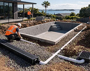How Builders Can Avoid Rework by Coordinating Drainage Early on a Pool Project