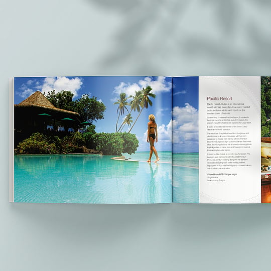 luxury destination brochure design