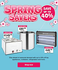 Step into spring with up to 40% off