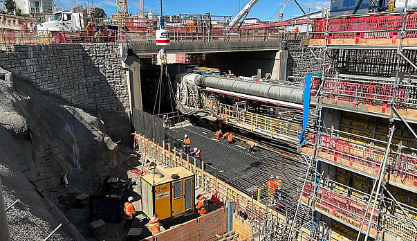 City Rail underground crossing &ndash; Auckland