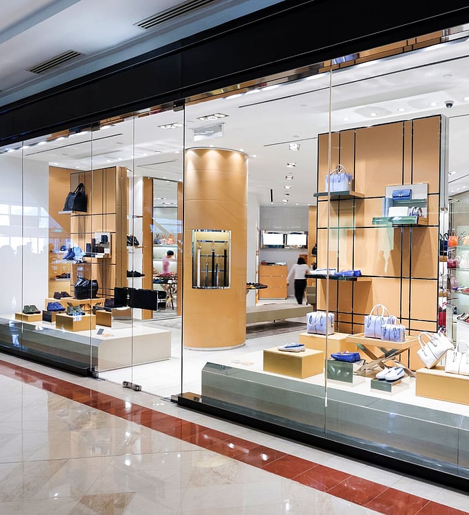 glass shopfronts are durable and easy to maintain