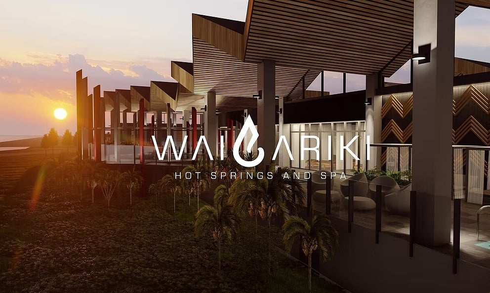 Exterior glass at Wai Ariki Springs & Spa