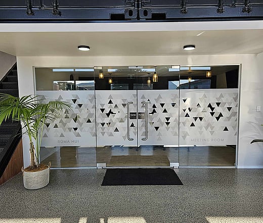 internal glass partition