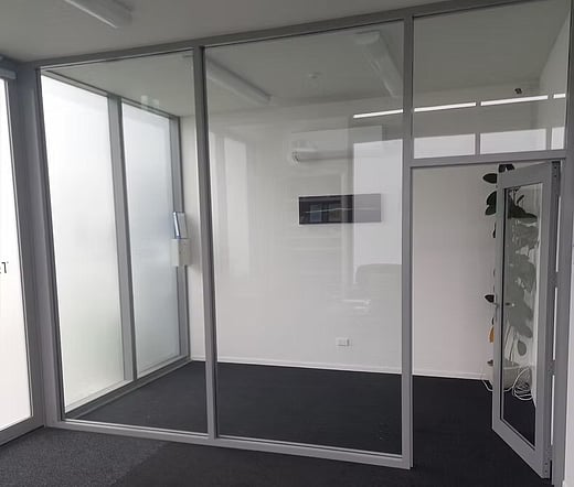 internal glass partitions