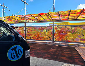 &ldquo;Midnight Sun&rdquo; bus shelter relocation and re-install, Tauranga