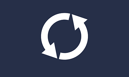 An icon of two arrows circling each other.
