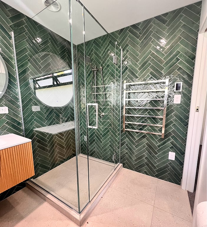 Frameless Glass Hinged Shower door