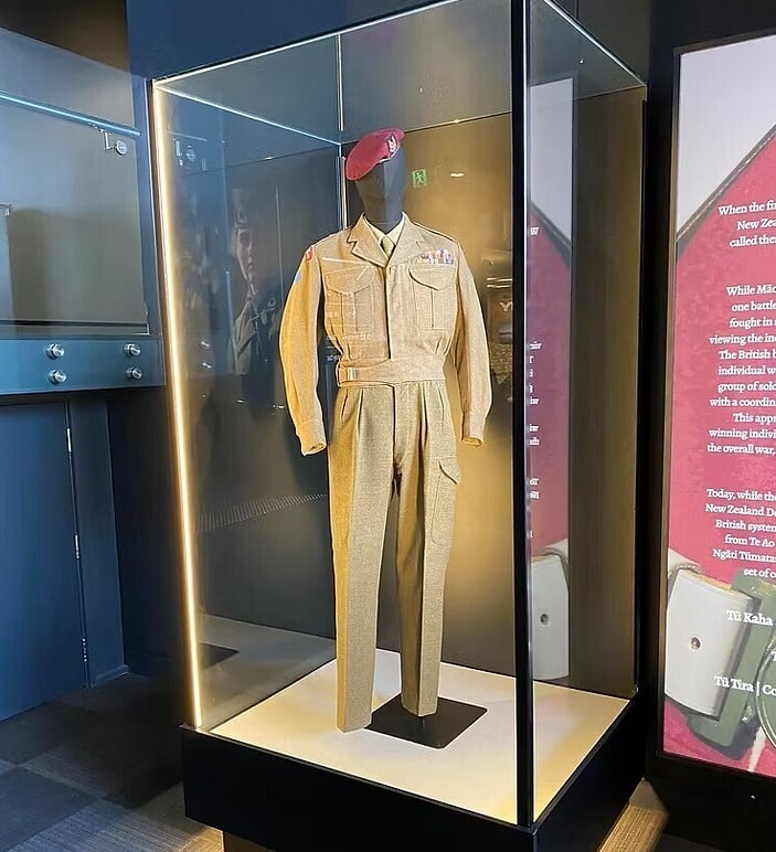 Glass Display Unit at the Army Museum