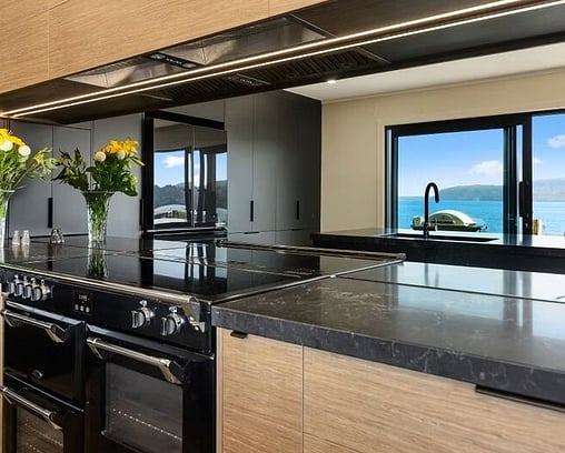 Reflective Glass Splashback