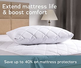 Save up to 40% on mattress protectors