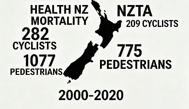 More Vulnerable Road Users are being killed on New Zealand roads than we realise.