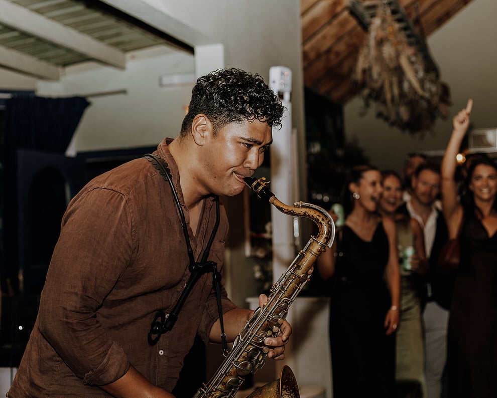 Mahlon Saumalu, Christchurch wedding and event saxophonist