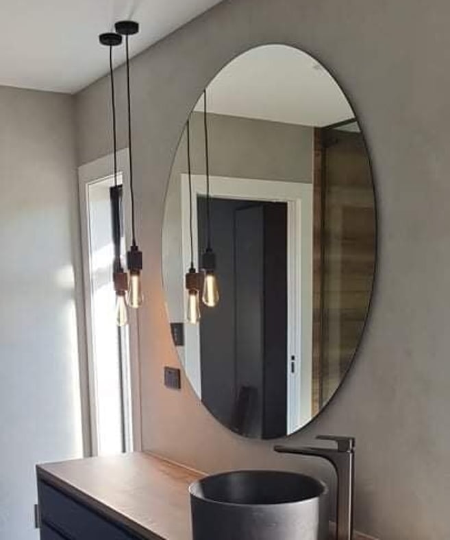 Bathroom and vanity mirrors