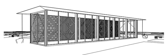 Te Arawa Whare Waka concept drawing