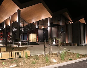 Wai Ariki Hot Springs &amp; Spa: a major glazing fit-out in Rotorua