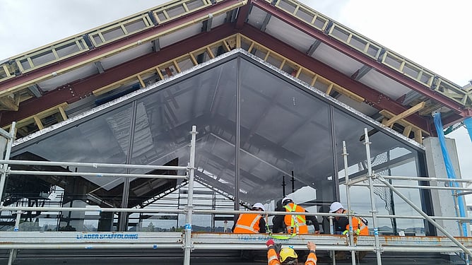 Commercial glazing by the Glass Guys at Wai Ariki Hot Springs & Spa