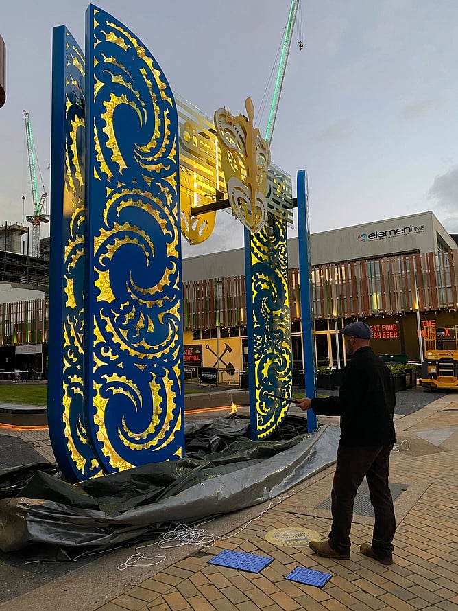 Te Manawataki o Te Papa unveiling