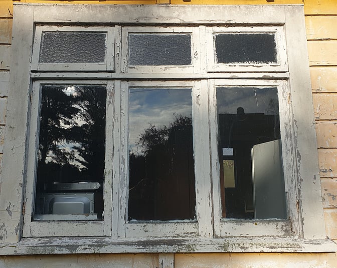 Old window frames