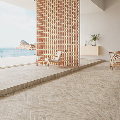 Cross Cut Tuscan Cambridge Tiles
