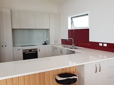 Main Attraction Red & Ivory splashback