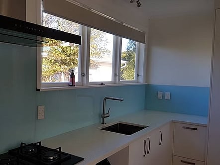 French Pass Blue splashback