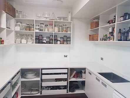 White Galaxy splashback