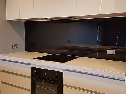 black splashback