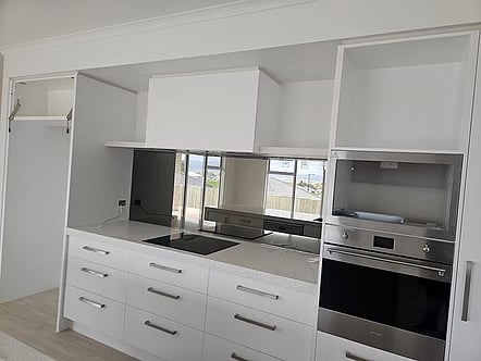 Bronze splashback