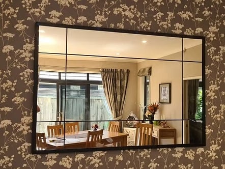 Custom framed mirror 1000 x 1500