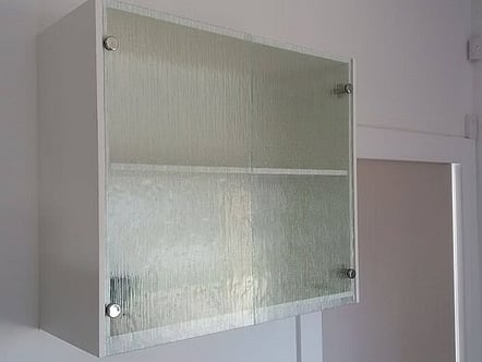 Cotswold glass kitchen cupboard fronts