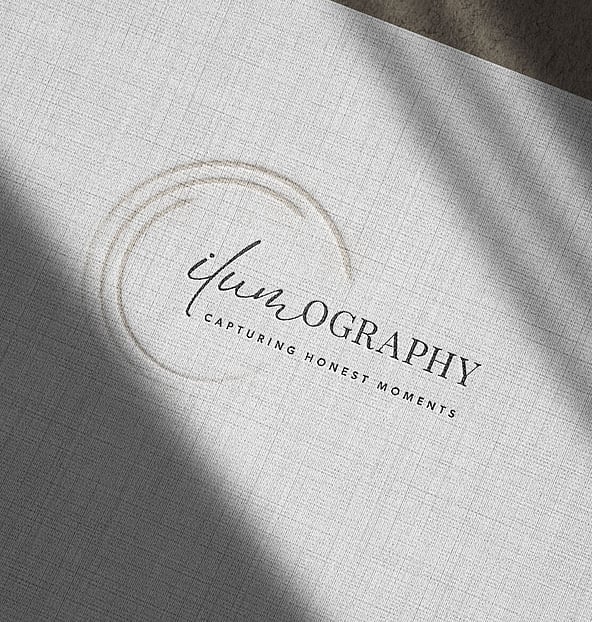 Ilumography wedding business brand identity design
