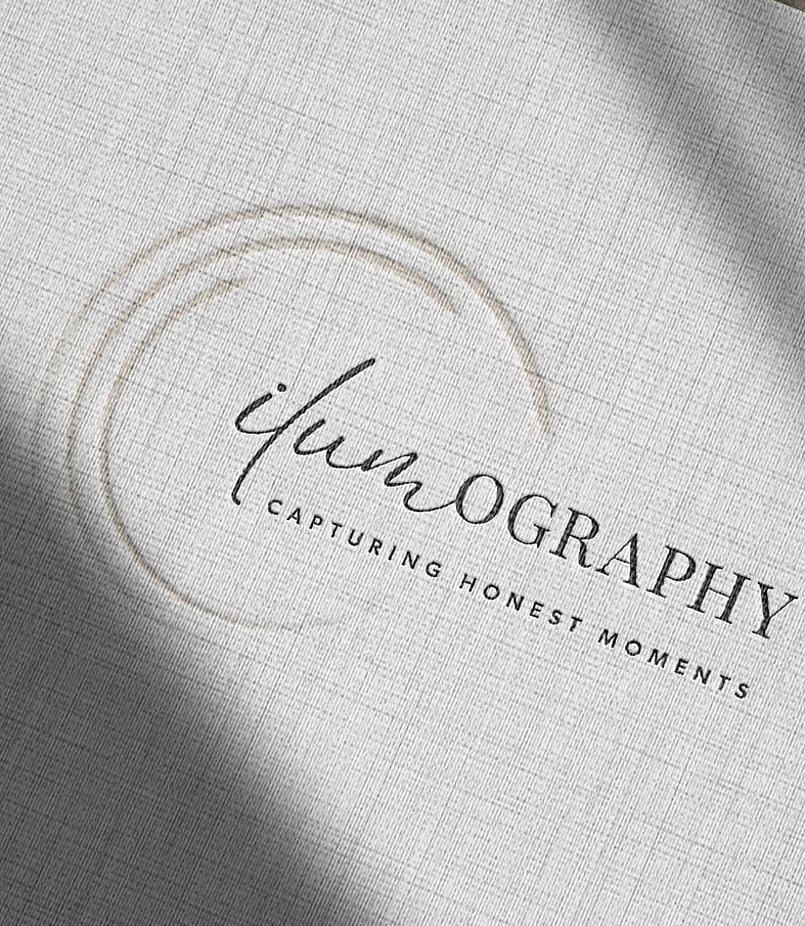 Editorial style image showcasing a brand design for Glow Skincare & Beauty | Brand designer for wedding professionals