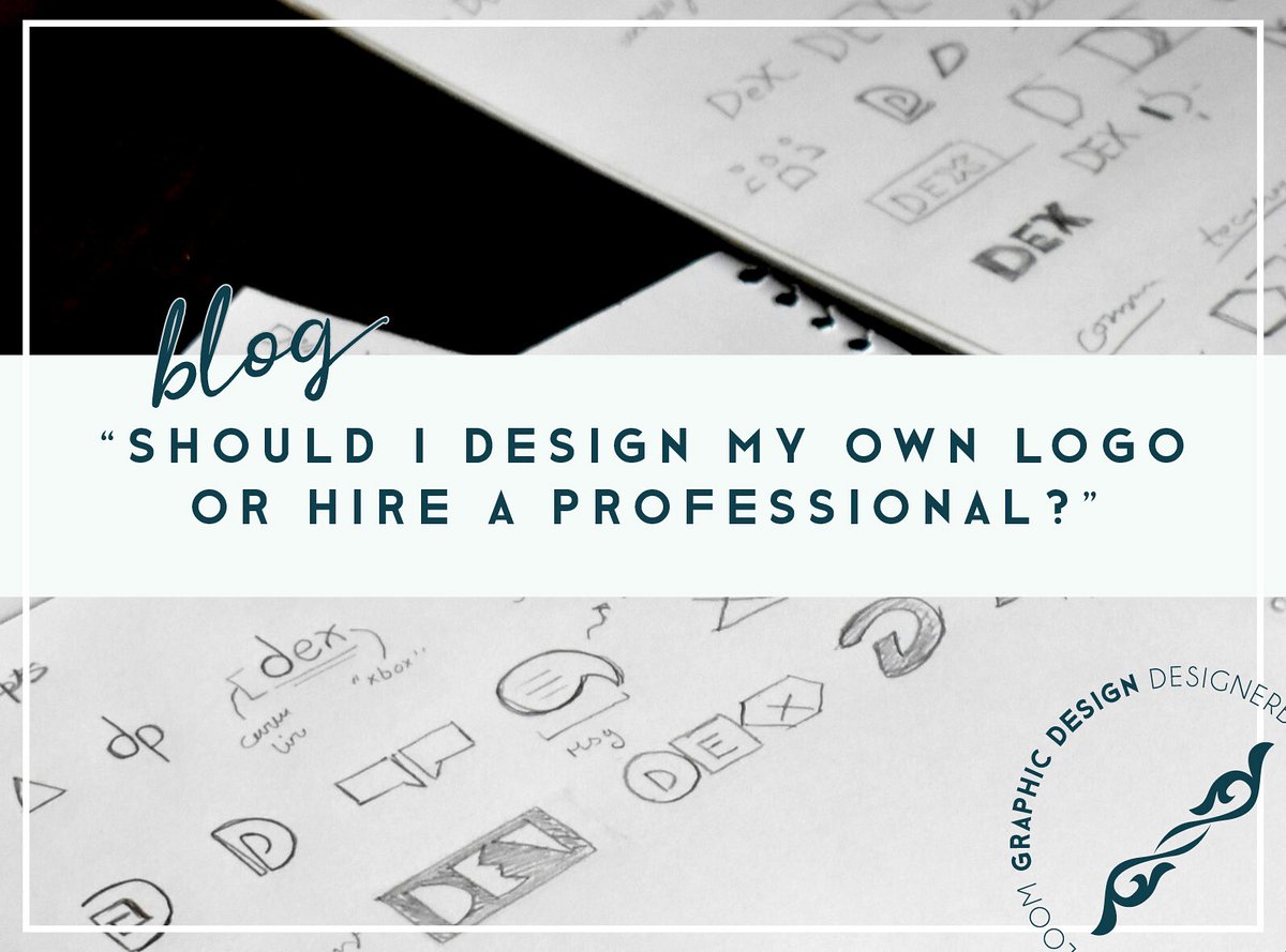 "Should I design my own logo or hire a professional?" | Designerbloom ...